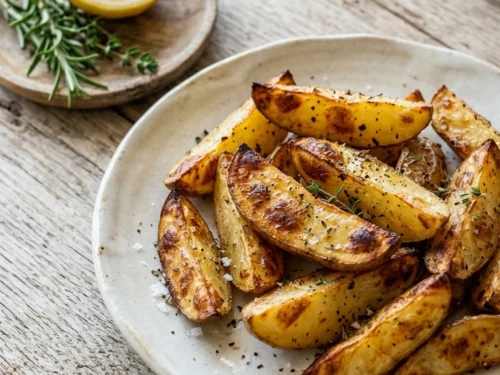 Charred Grilled Potato Wedges | 30-Min Elegant Labor Day Cookout Side