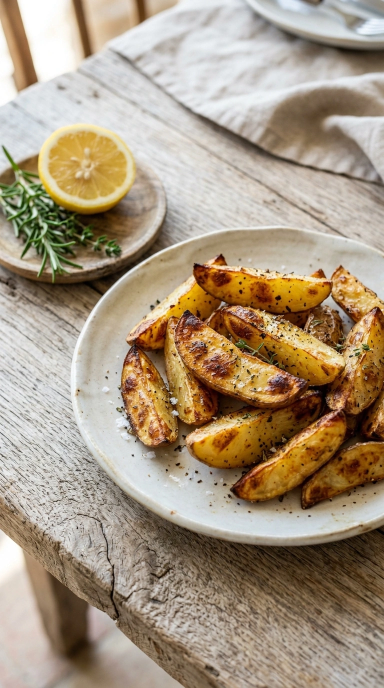 Charred Grilled Potato Wedges | 30-Min Elegant Labor Day Cookout Side