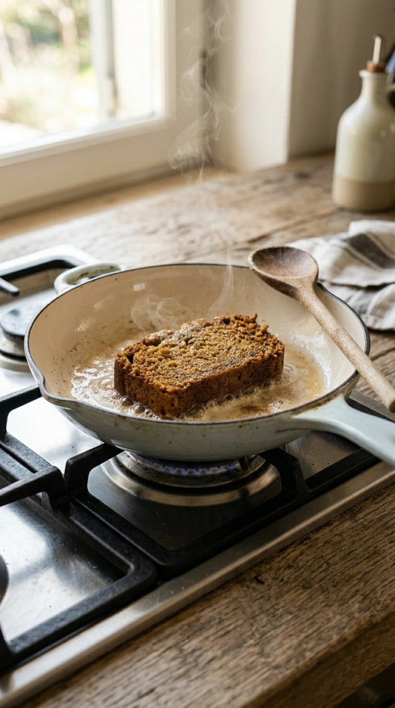 Cooking instructions for moist pumpkin banana bread