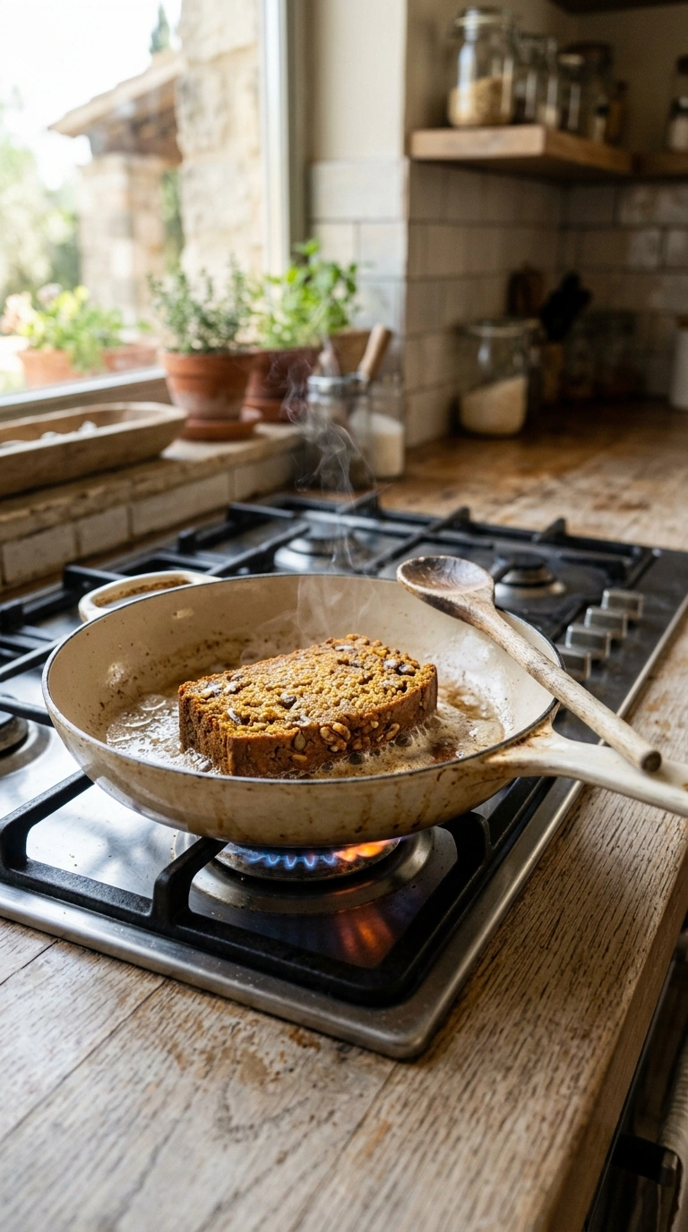 Cooking instructions for moist pumpkin spice loaf
