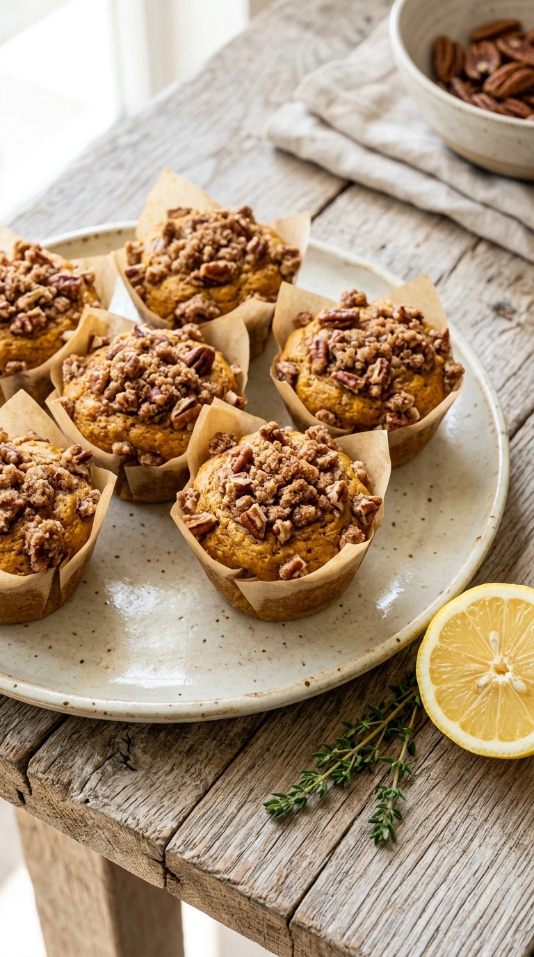 Moist Bakery Pumpkin Muffins | 30-Min Elegant Cozy Fall Brunch
