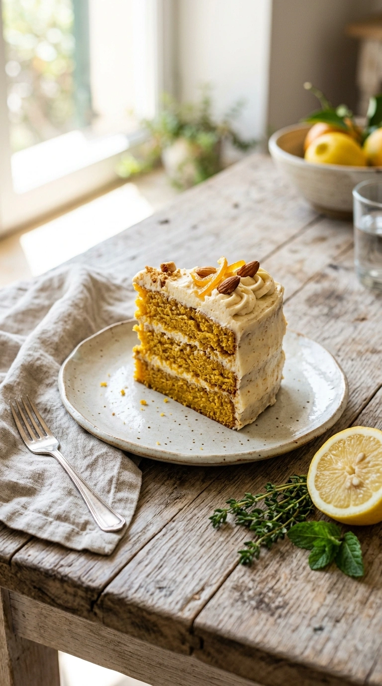 moist pumpkin spice cake ready to serve