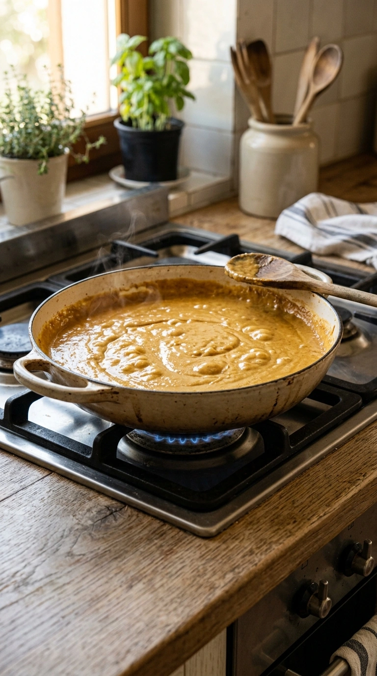 Cooking instructions for creamy pumpkin cheesecake