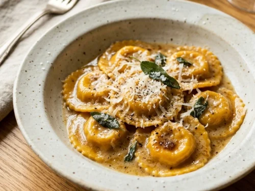 Savory Pumpkin Ravioli | 40-Min Stunning Italian Fall Dinner