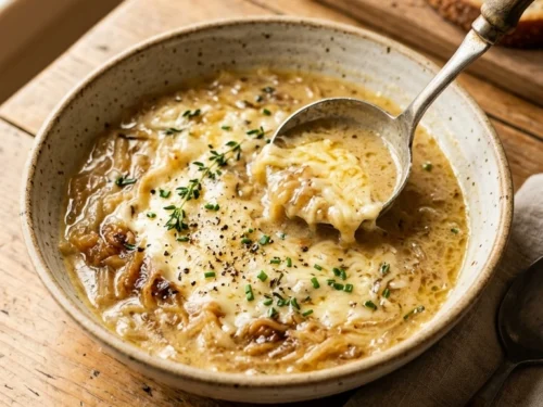 Creamy French Onion Potato Soup | 50-Min Elegant Cozy Fall Dinner