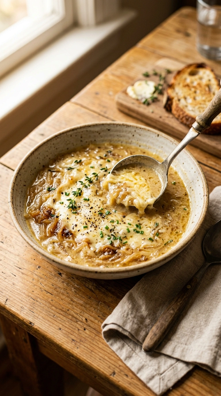 Creamy French Onion Potato Soup | 50-Min Elegant Cozy Fall Dinner