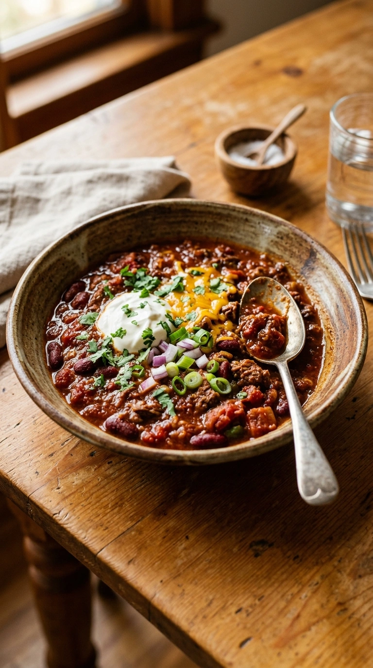 Best Beef Chili Stew Hearty | 65-Min Elegant Cozy Fall Dinner