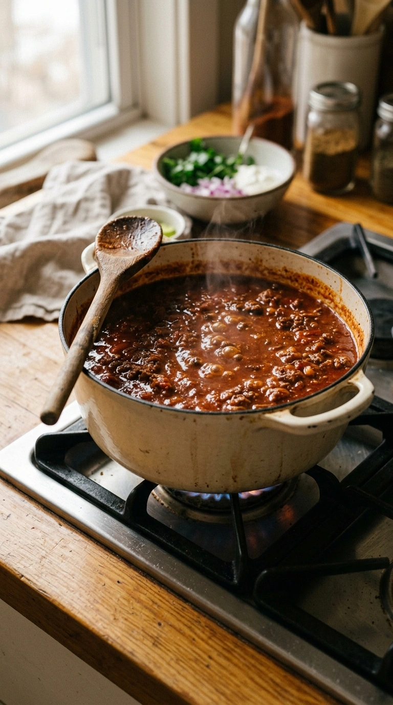 Cooking instructions for best beef chili stew