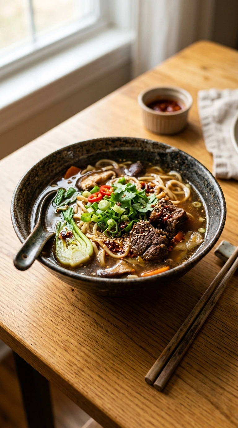 Best Beef and Noodle Soup | 45-Min Elegant Cozy Fall Dinner