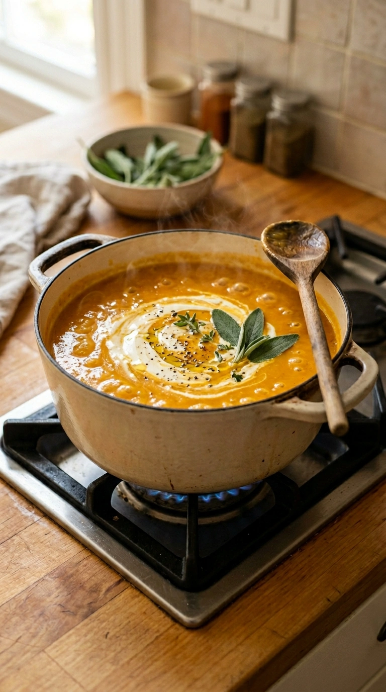 Cooking instructions for creamy butternut squash soup elegant