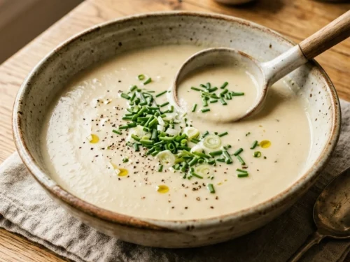 Cozy Potato Leek Soup | 45-Min Stunning Elegant Fall Bowl