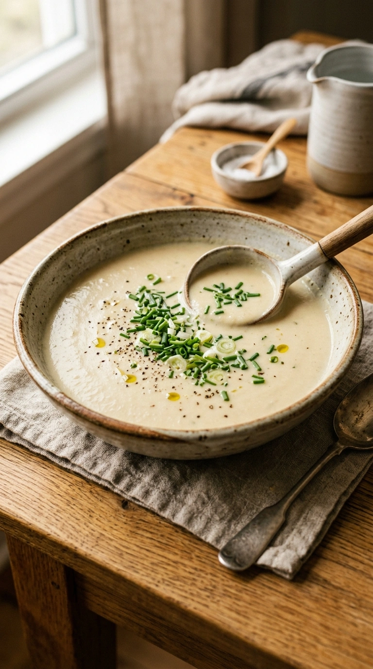 Cozy Potato Leek Soup | 45-Min Stunning Elegant Fall Bowl