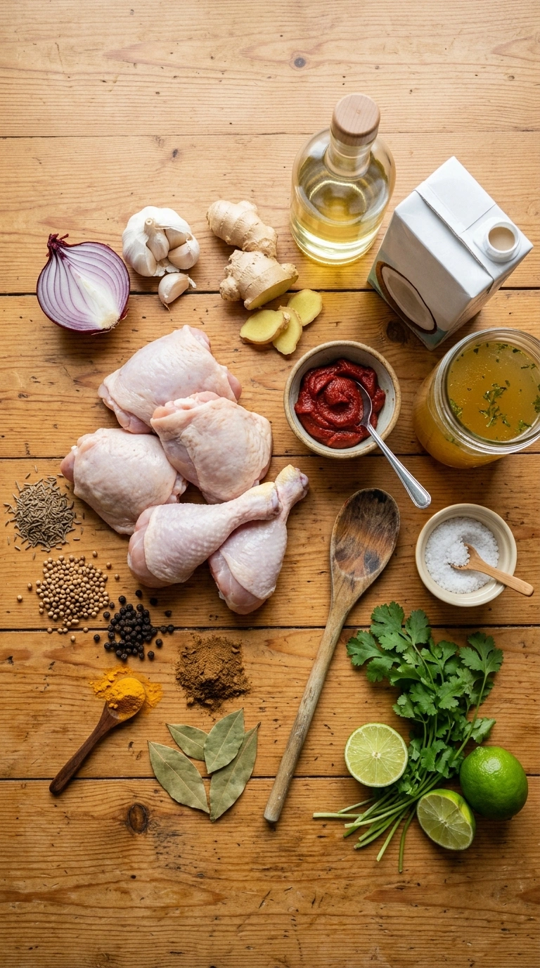 Ingredients for best chicken curry
