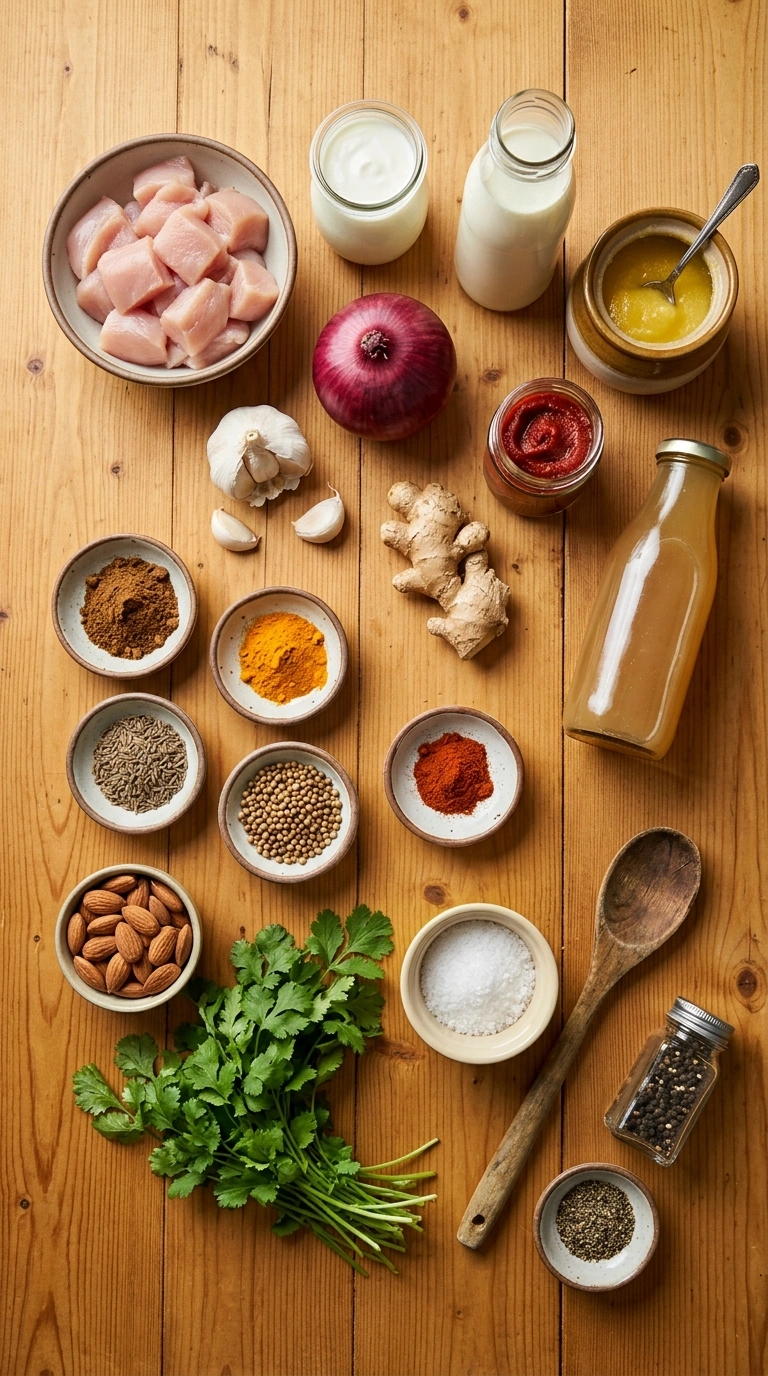 Ingredients for best chicken korma