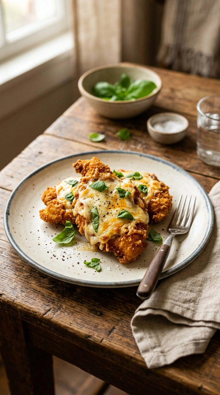 crispy parmesan chicken elegant ready to serve