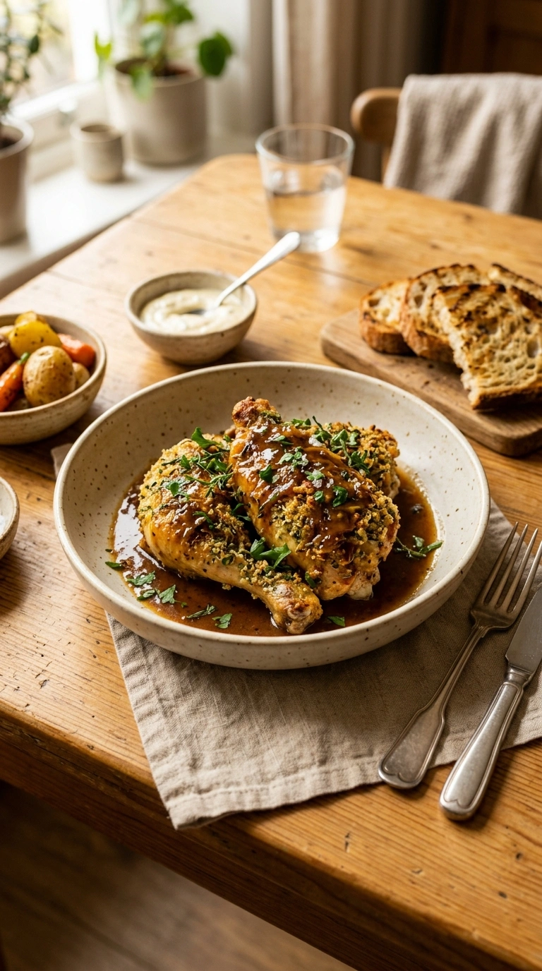 Juicy Herb-Rubbed Chicken Breast | 35-Min Elegant Family Dinner