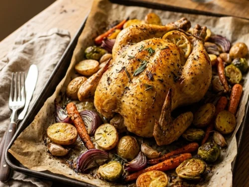 Juicy Rosemary Herb Chicken | 45-Min Elegant Family Dinner
