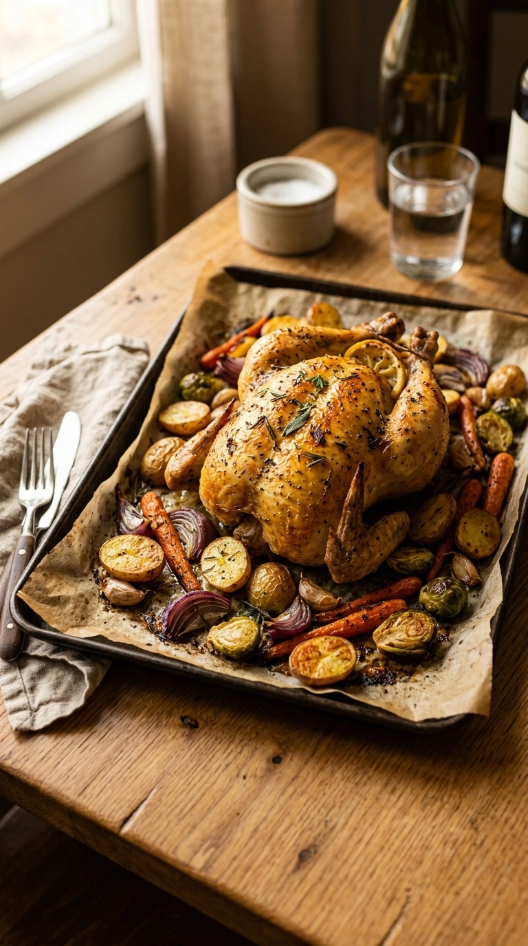 Juicy Rosemary Herb Chicken | 45-Min Elegant Family Dinner
