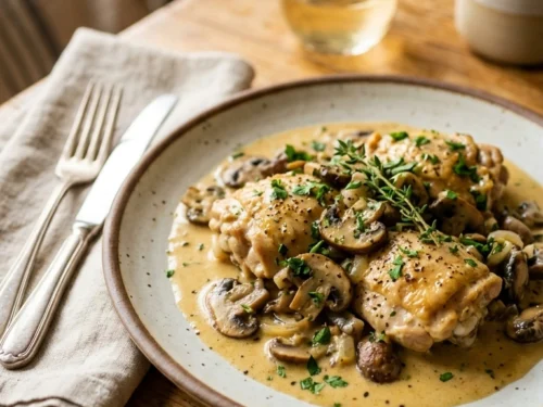 Creamy Mushroom Chicken | 30-Min Elegant Italian Family Dinner