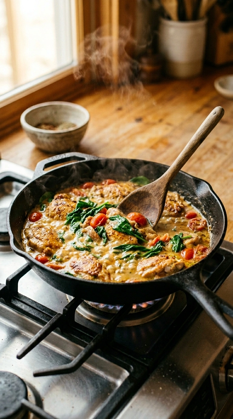 Cooking instructions for creamy tuscan chicken elegant