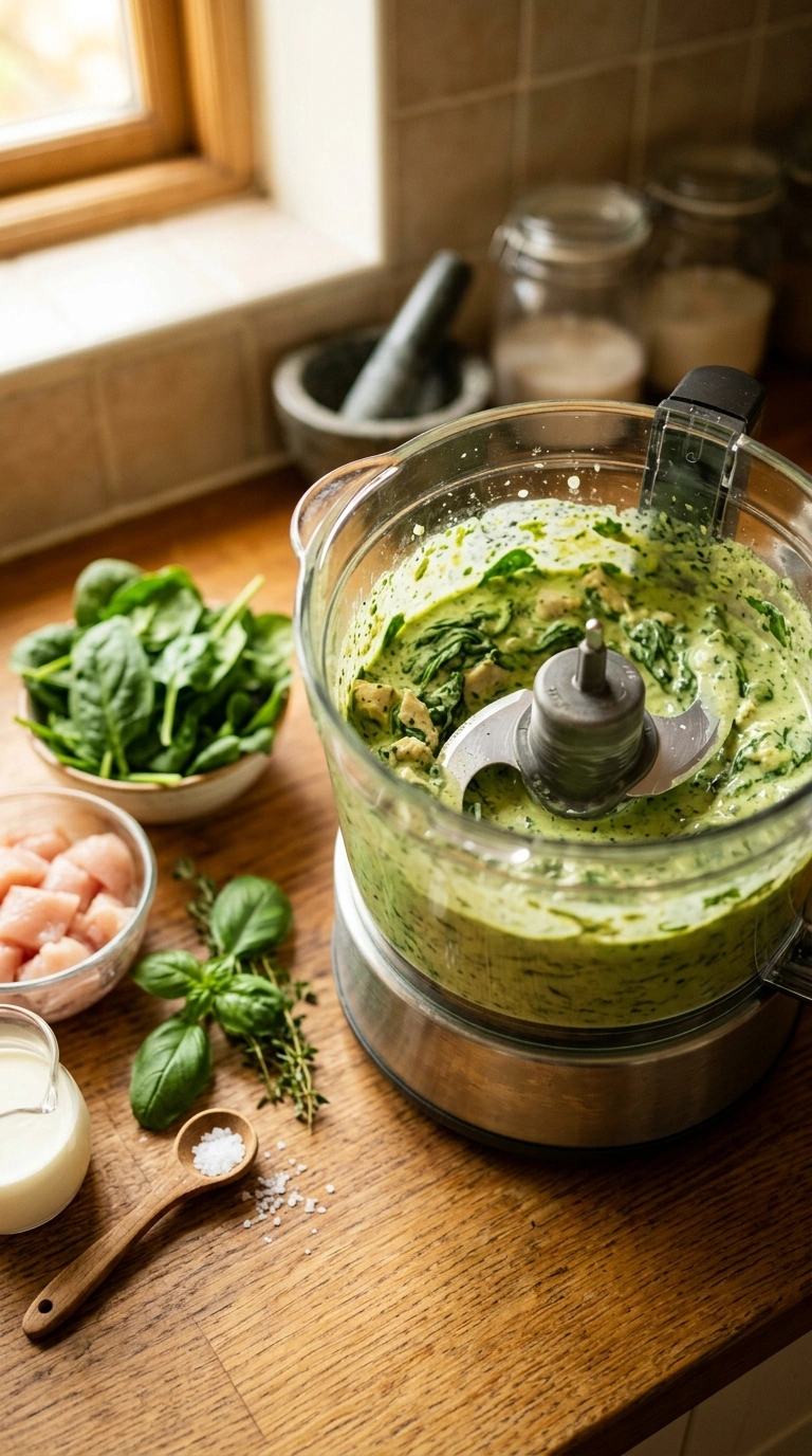 Cooking instructions for creamy spinach chicken elegant