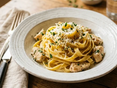 Savory Garlicky Chicken Pasta | 27-Min Elegant Italian Weeknight