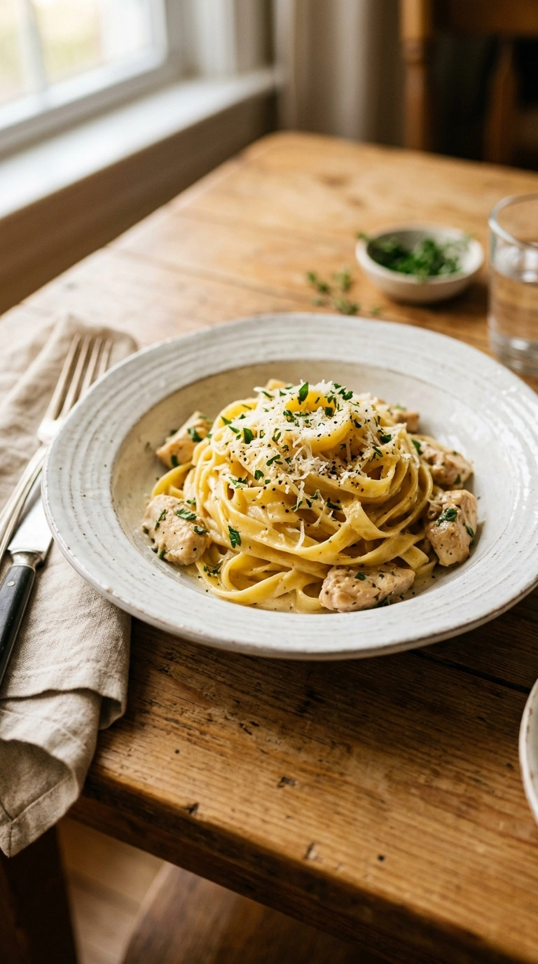Savory Garlicky Chicken Pasta | 27-Min Elegant Italian Weeknight