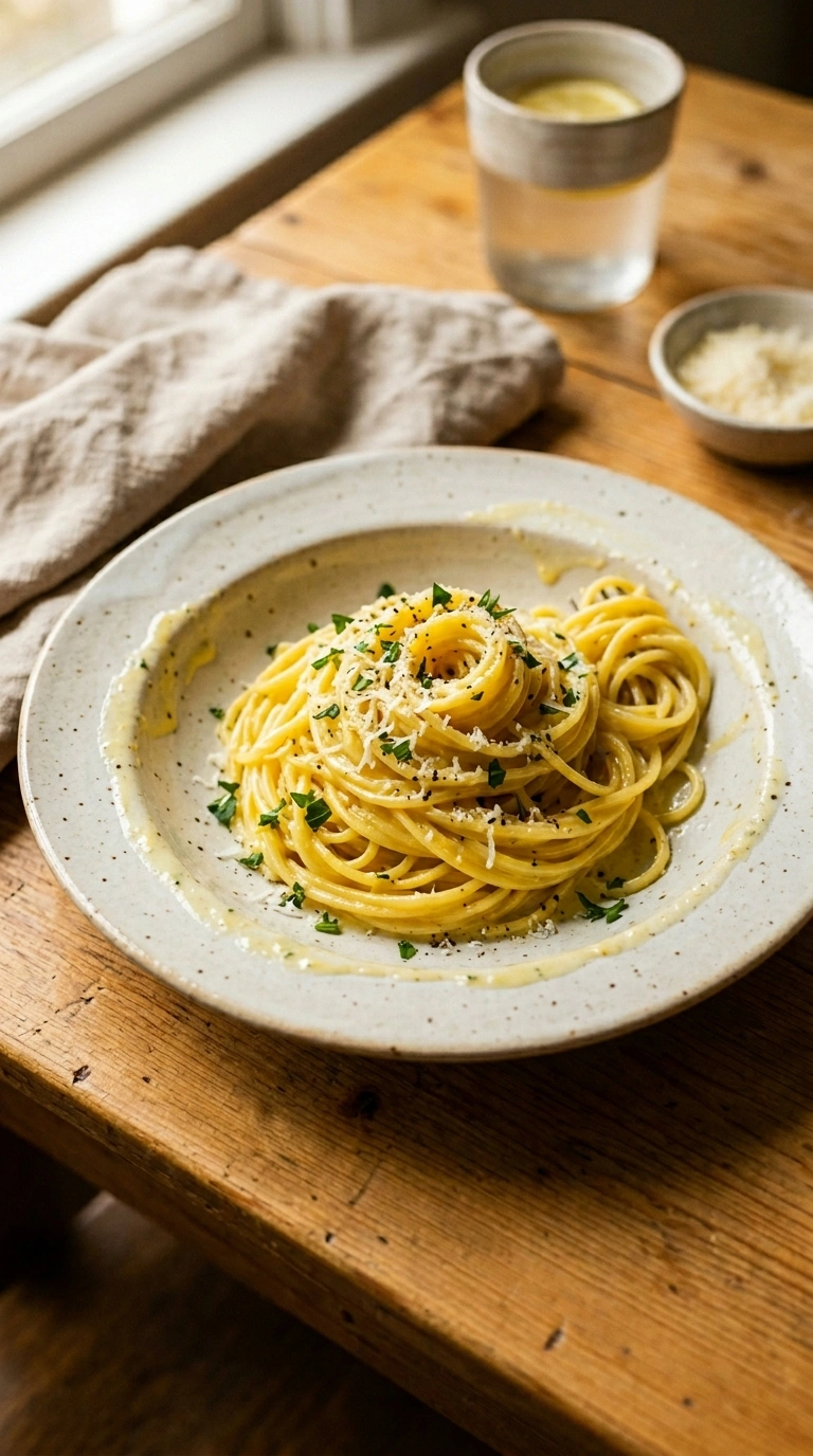 Savory Garlicky Lemon Pasta | 22-Min Stunning Italian Weeknight