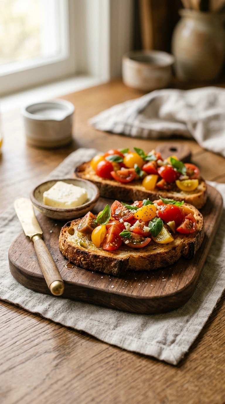 best elegant heirloom tomato bruschetta ready to serve