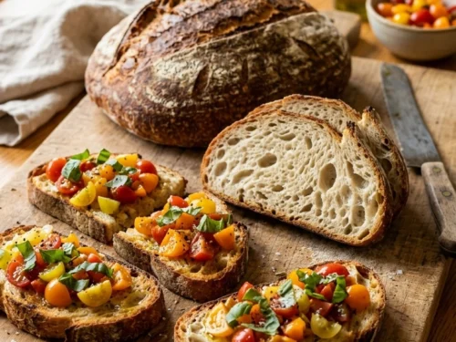 Best Elegant Heirloom Tomato Bruschetta | 25-Min Stunning Fall Party Appetizer