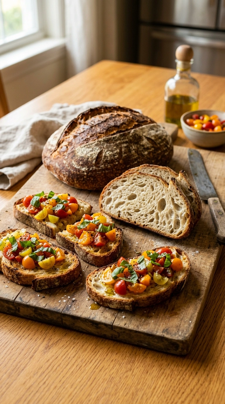 Best Elegant Heirloom Tomato Bruschetta | 25-Min Stunning Fall Party Appetizer