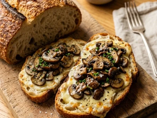 Best Elegant Fall Mushroom Bruschetta | 27-Min Stunning Cozy Fall Party Appetizer