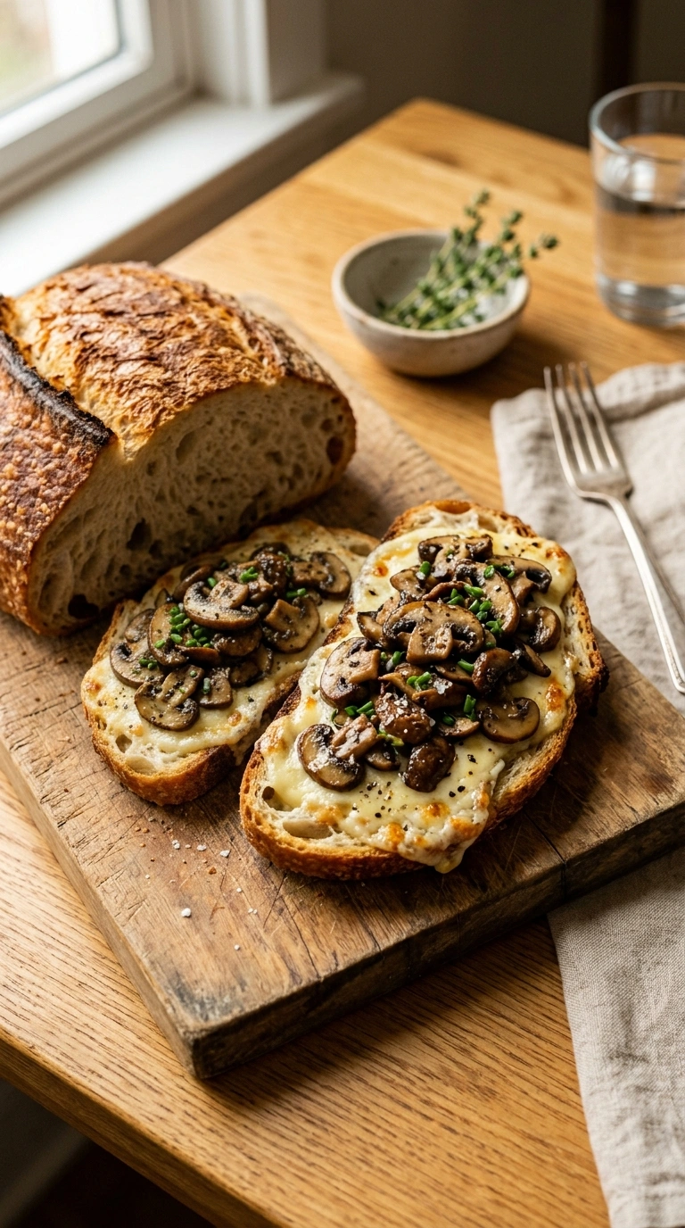 Best Elegant Fall Mushroom Bruschetta | 27-Min Stunning Cozy Fall Party Appetizer