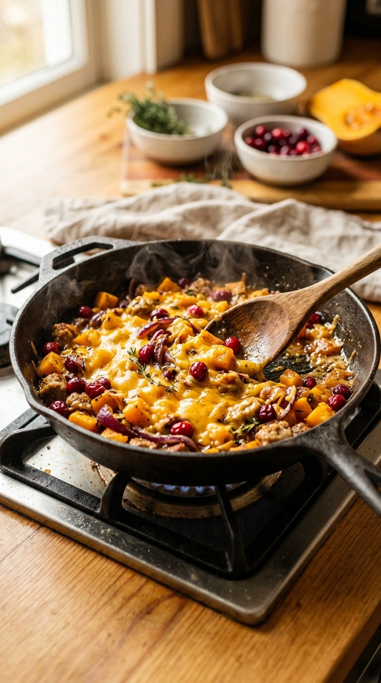 Cooking instructions for stunning fall harvest charcuterie board