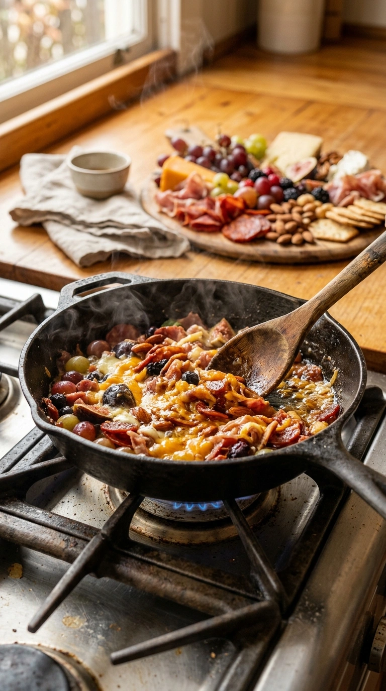 Cooking instructions for stunning tailgate grazing board